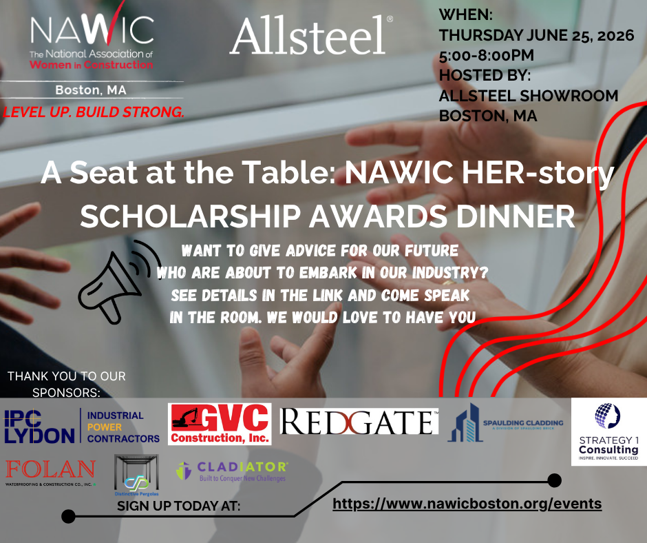NAWIC Boston Scholarship Dinner
