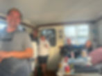 Five loopers hanging out on a Great Loop trawler boat