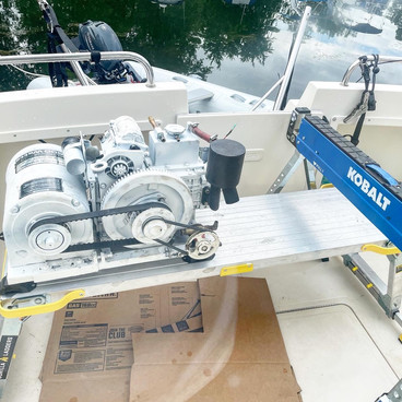 diesel generator on camano 31 great loop boat