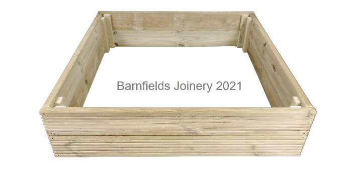 Thumbnail: Garden Planter - Raised Flower Bed 2 Tier Wooden Planter