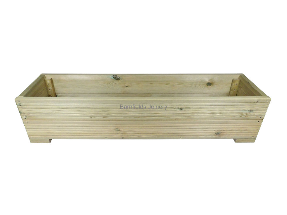 Thumbnail: Garden Planter - Wide Trough 2 Tier Wooden Planter