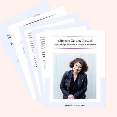 Three Steps to Getting Unstuck