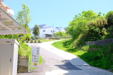 さいわいのもり入口の様子