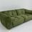 Miniatura: Green velvet sofa-2