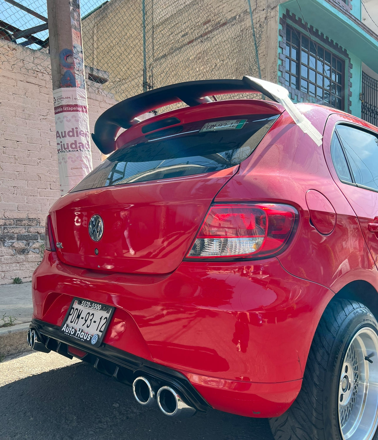 Alerón volado para Gol hatchback