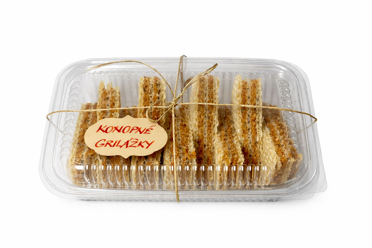 Konopné grilážky - trojhranky