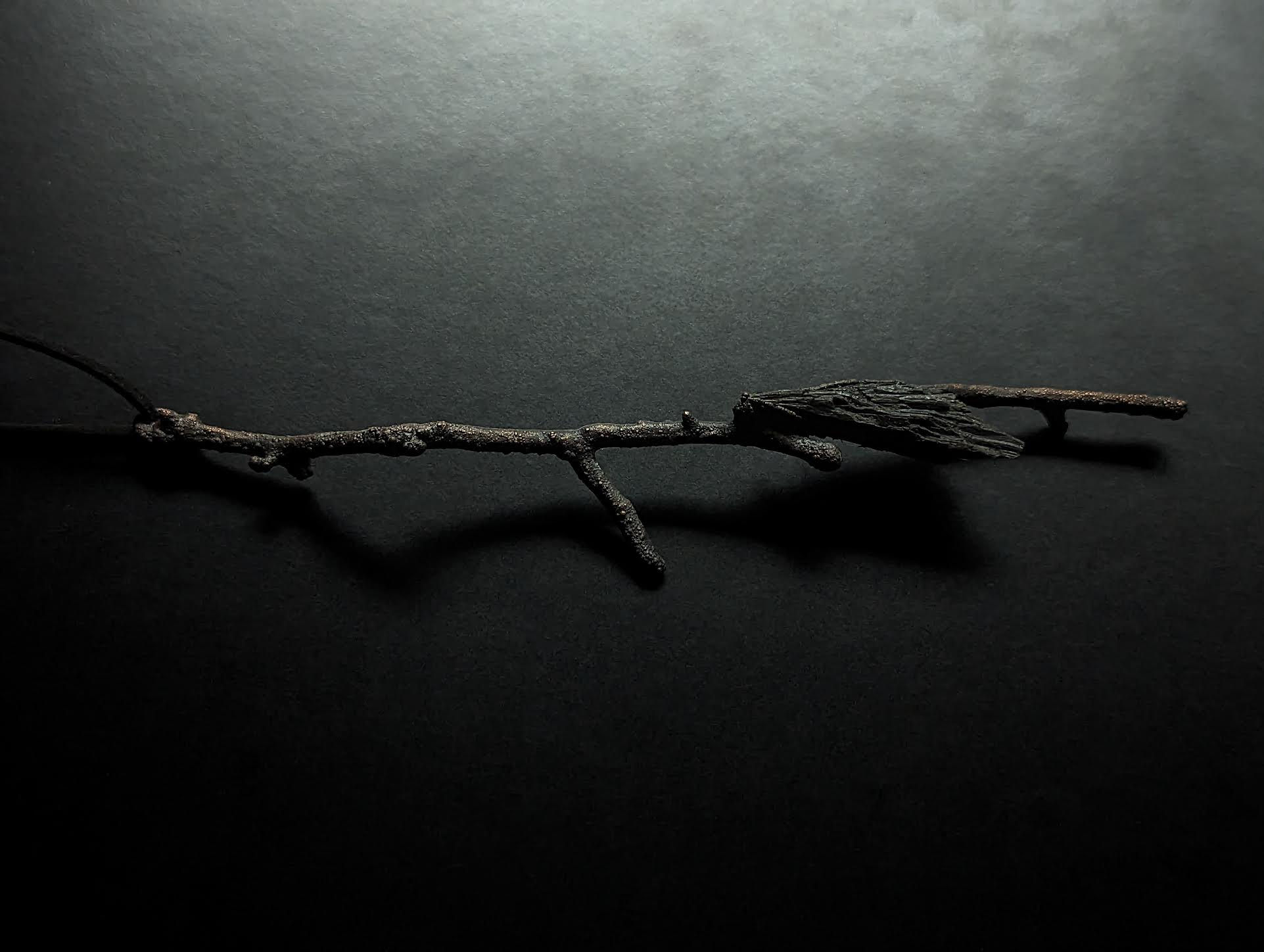 Samhain- Kyanite Broomstick Ornament