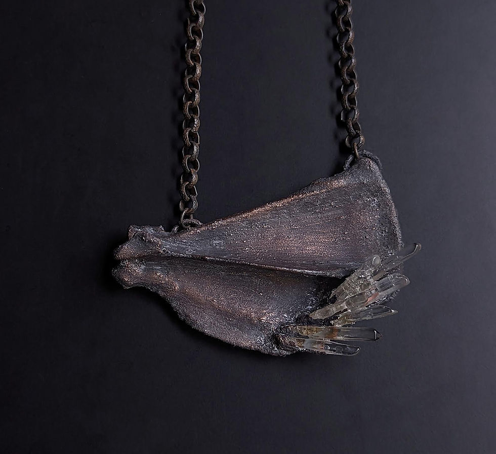 Raccoon Scapula Crystal Shards