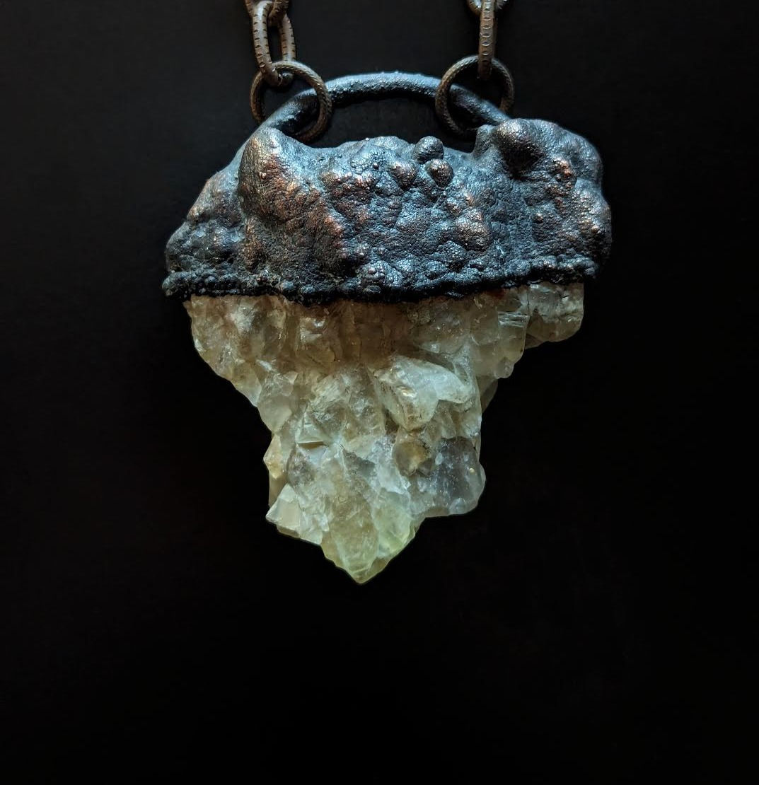 Ostara: First Forest Greens Calcite 2