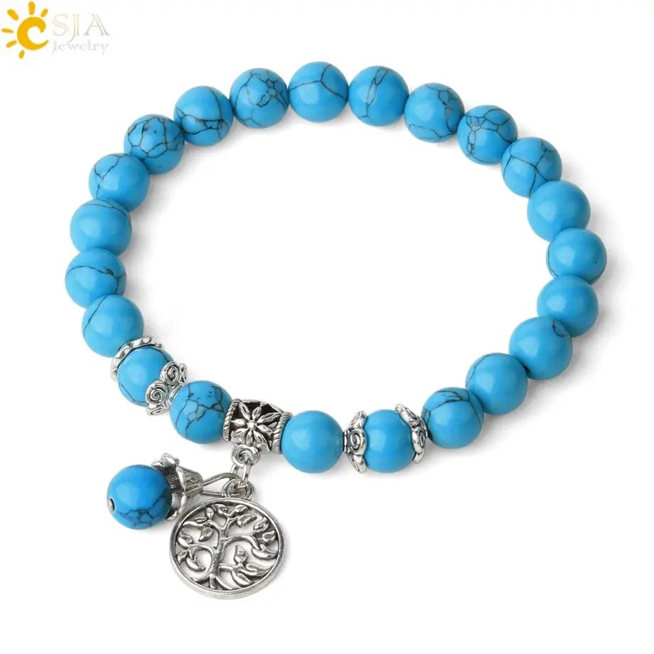 Thumbnail: Natural Stone Bracelet Amethysts Crystal Bracelets