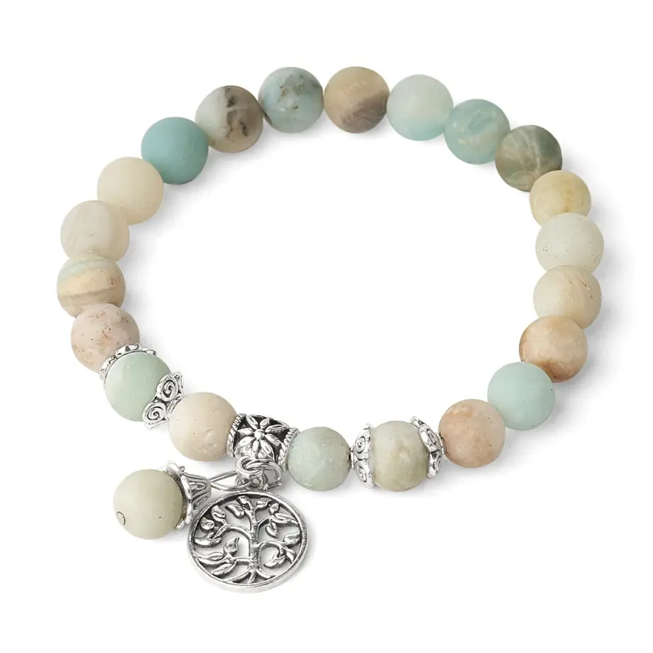 Thumbnail: Natural Stone Bracelet Amethysts Crystal Bracelets