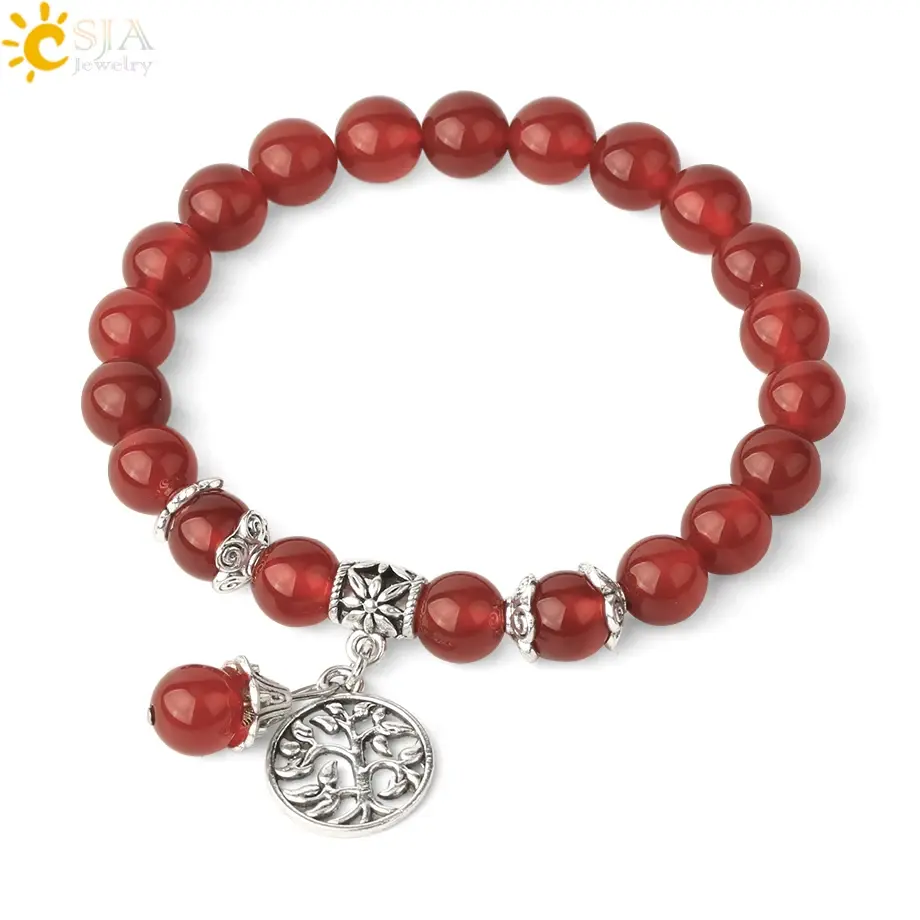 Thumbnail: Natural Stone Bracelet Amethysts Crystal Bracelets