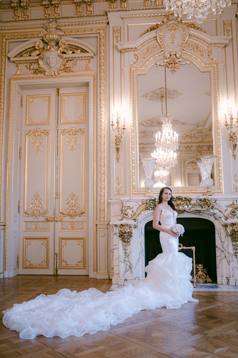 shangri la paris wedding bride luxury