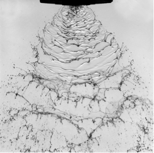 Spray plume