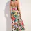 Miniature : RONA - Robe longue en voile dos nu imprimé FLOWER  