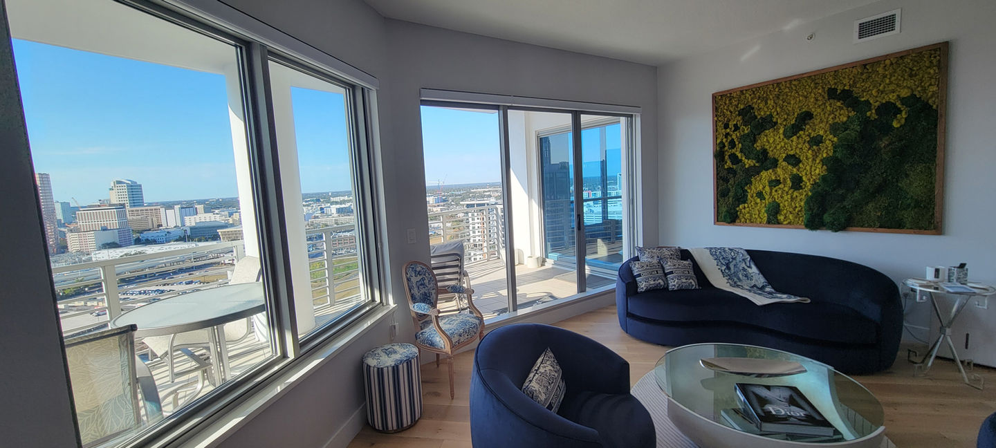 Relaxing View of a Clean Sala