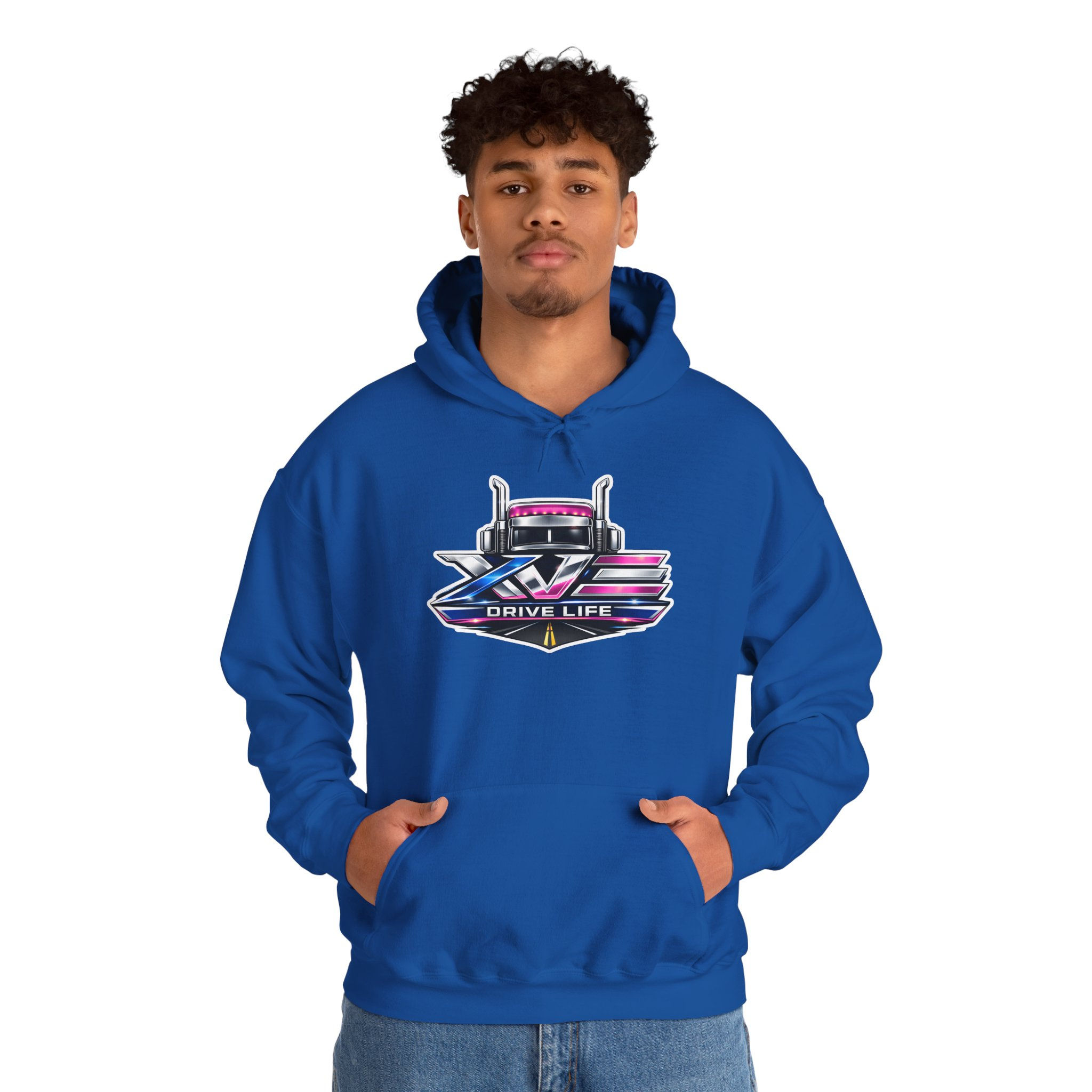 XV3 Drive Life Pink Original Hoodie