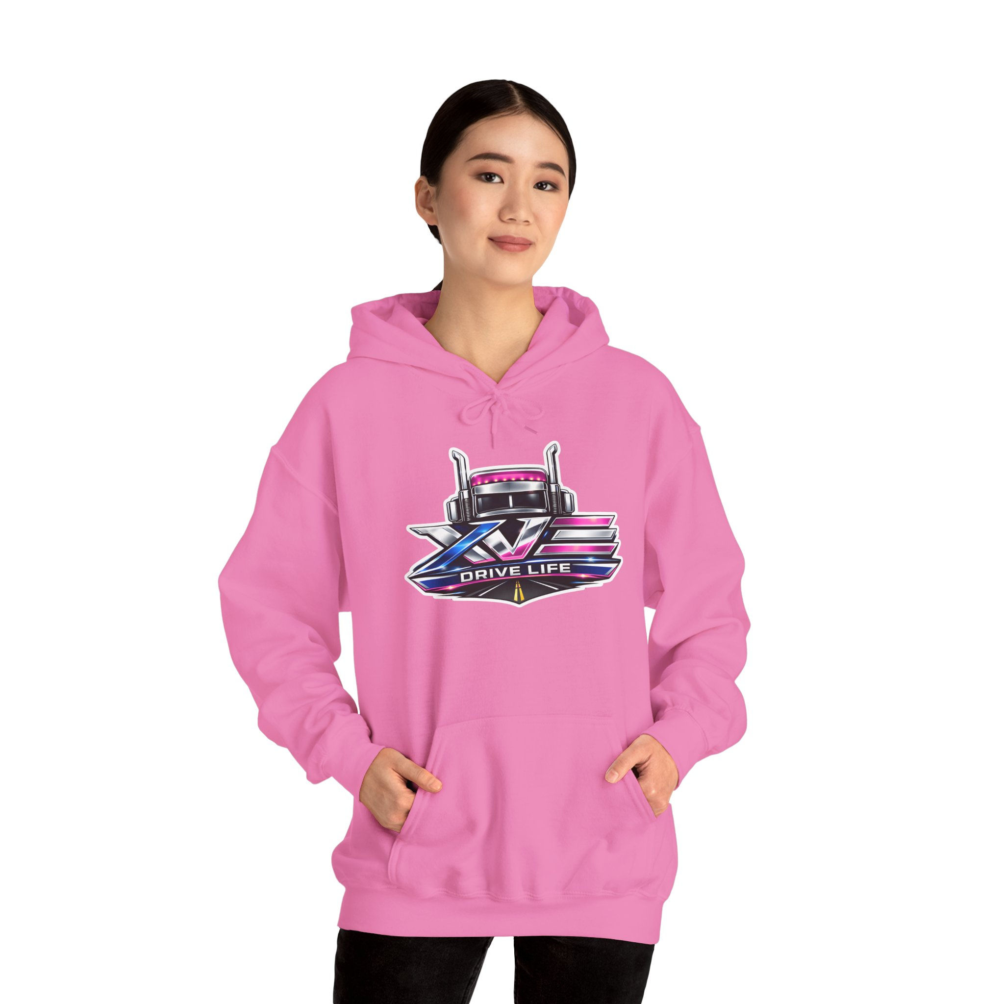 XV3 Drive Life Pink Original Hoodie