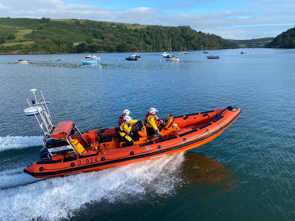 Union Hall lifeboat Christine and Raymond Fielding. Photo Credit: RNLI/Union Hall