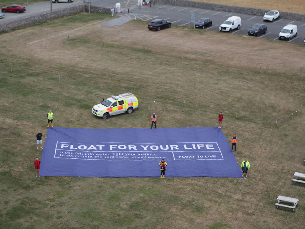 Members of the Irish Coast Guard, RNLI and Water Safety Ireland unite to turn the tide