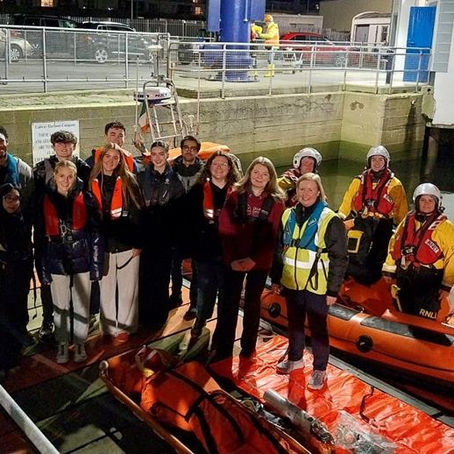 University of Galway visit to Galway Lifeboat Station