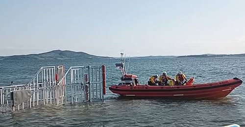 Lough Swilly inshore lifeboat launching. Photo: RNLI Lough Swilly