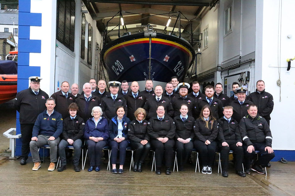 Newcastle RNLI's team. Photo Credit: Colin King