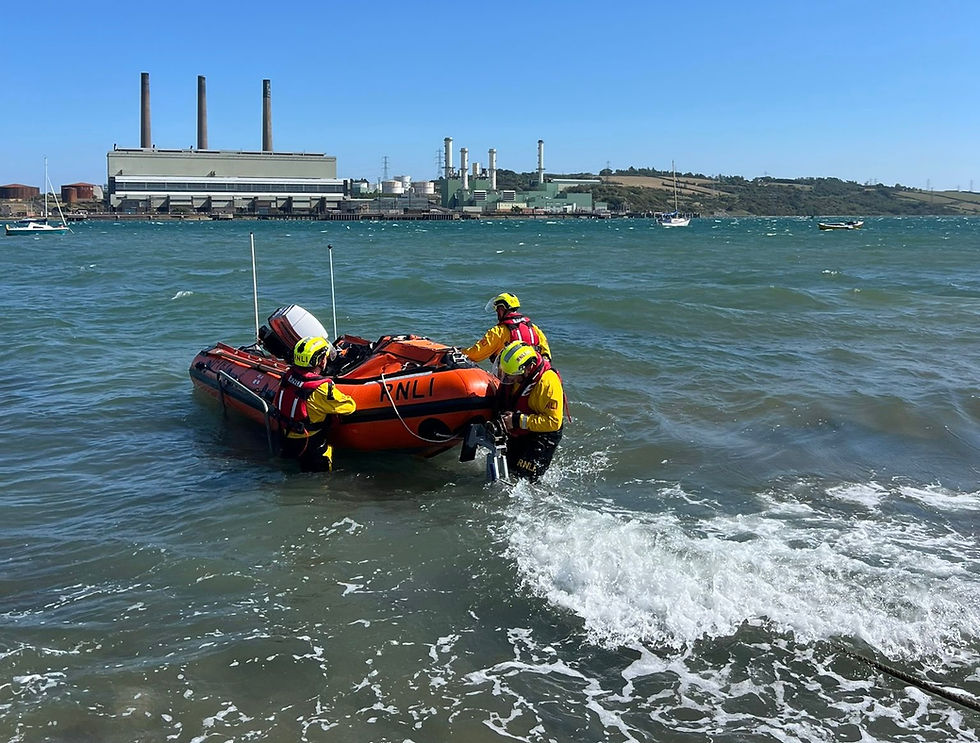 Larne inshore D class lifeboat Terry. Photo Credit: RNLI/Jack Healy