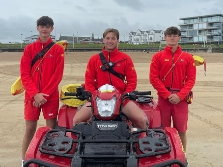 RNLI Lifeguards Oliver, Cameron & Paul