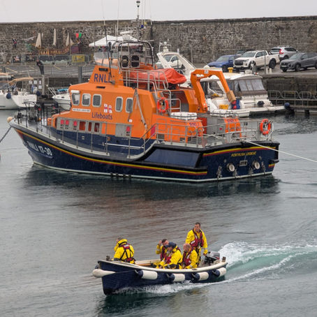 Portrush All weather Lifeboat was requested to launch by Belfast Coastguard tonight to reports of a person in the water at Dunseverick