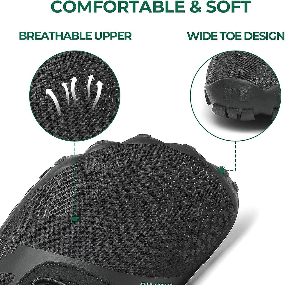 Miniatura: SAGUARO Barefoot Zapatillas Minimalista Ligera Zapatillas de Trail Running para