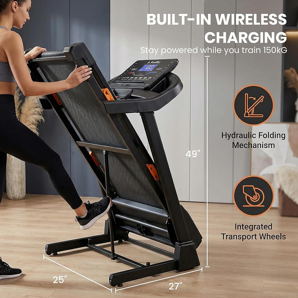 Thumbnail: Laufband für Zuhause, Aeriflo T500 Profi Laufband mit 20 km/h & 20% Elektrische