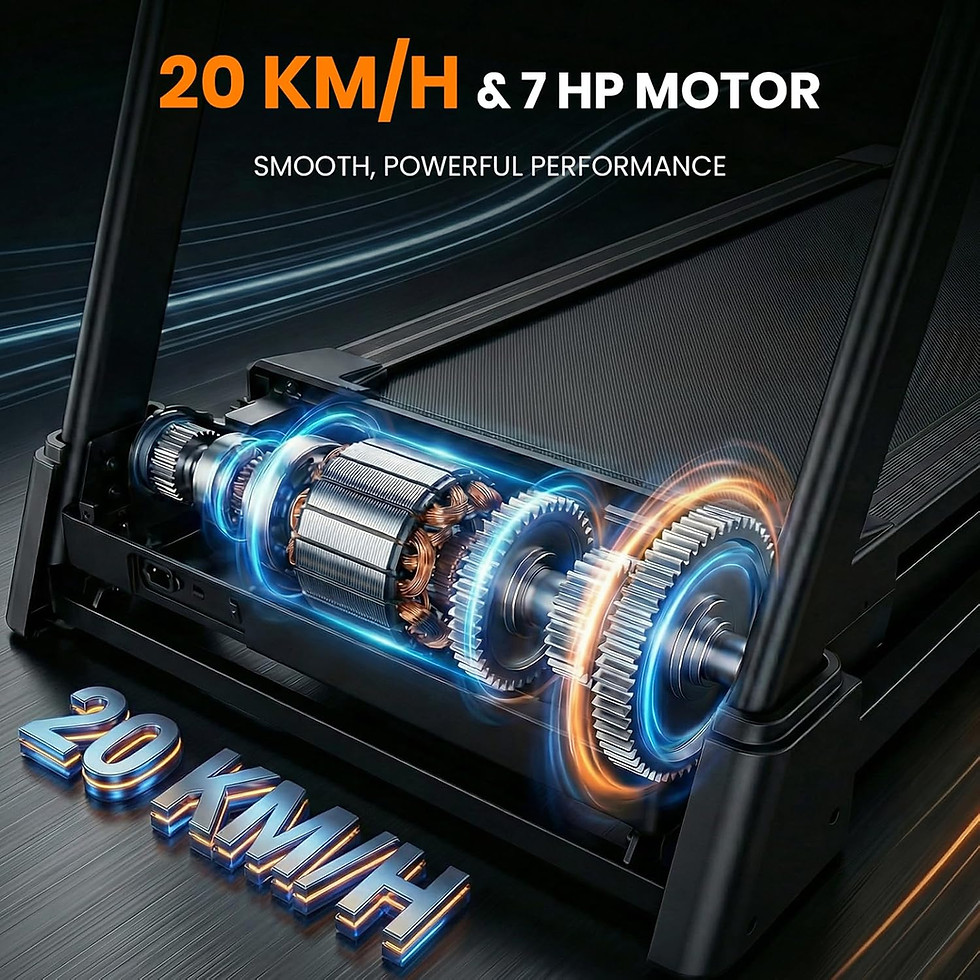 Thumbnail: Laufband für Zuhause, Aeriflo T500 Profi Laufband mit 20 km/h & 20% Elektrische