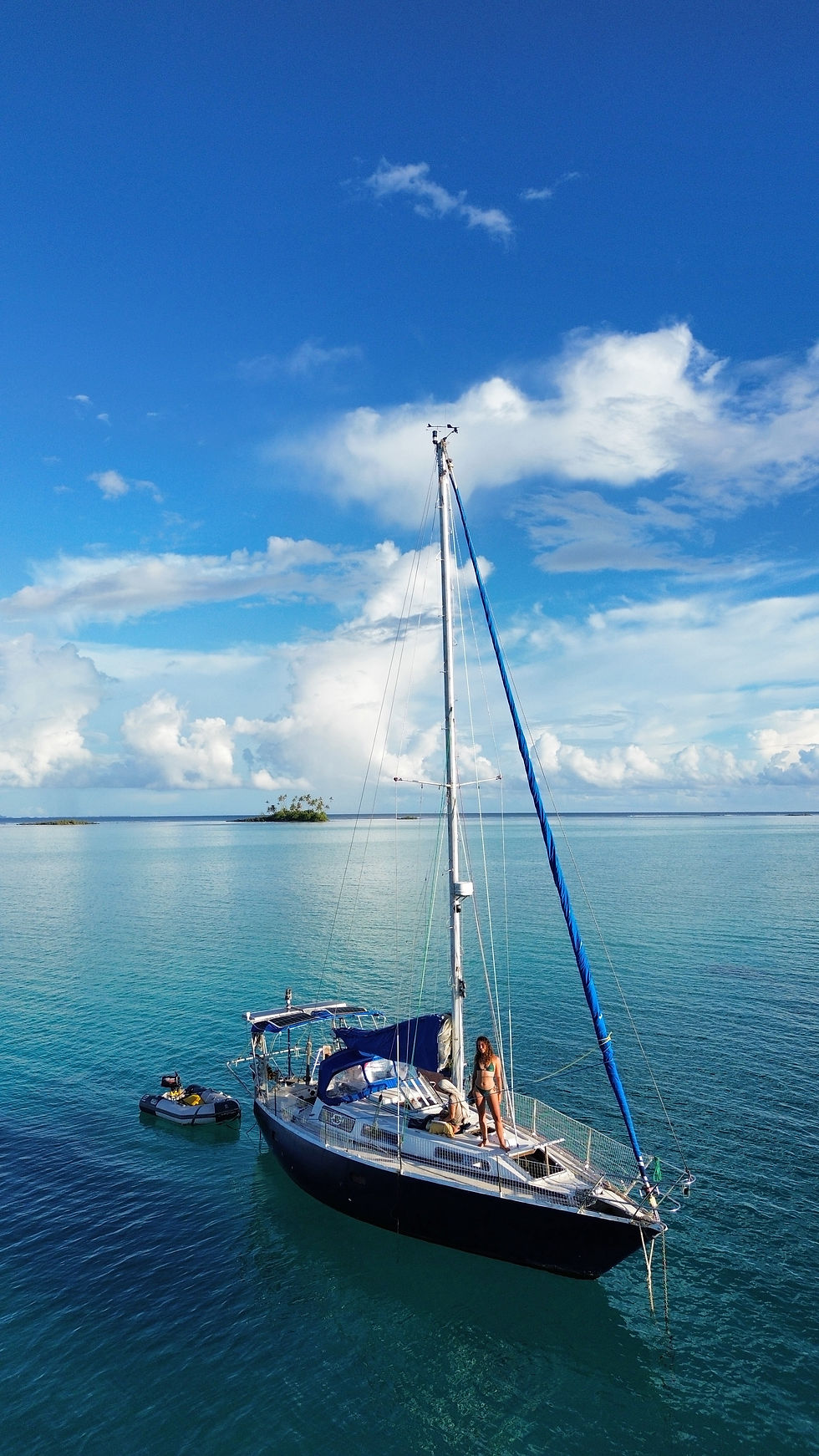 Clara Free Spirit sail boat polynesian islands taha’a