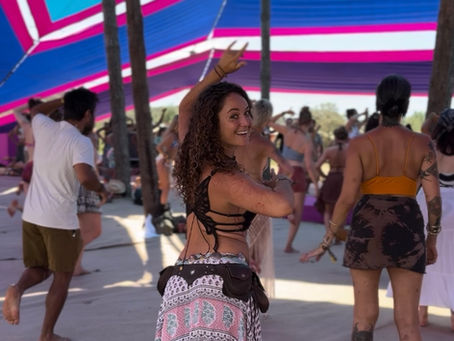 Clara Free Spirit ecstatic danse boom festival