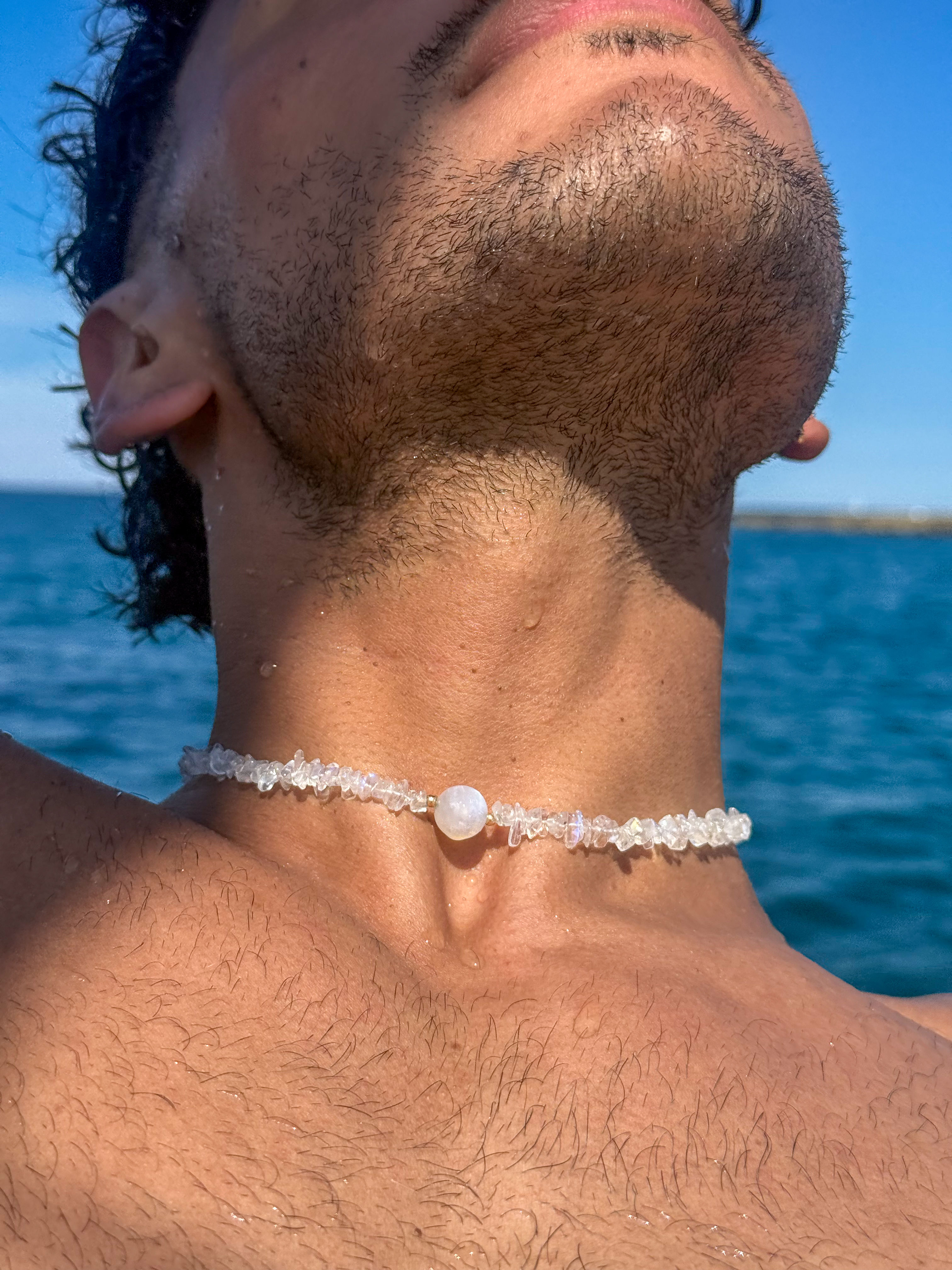 Moonstone Choker