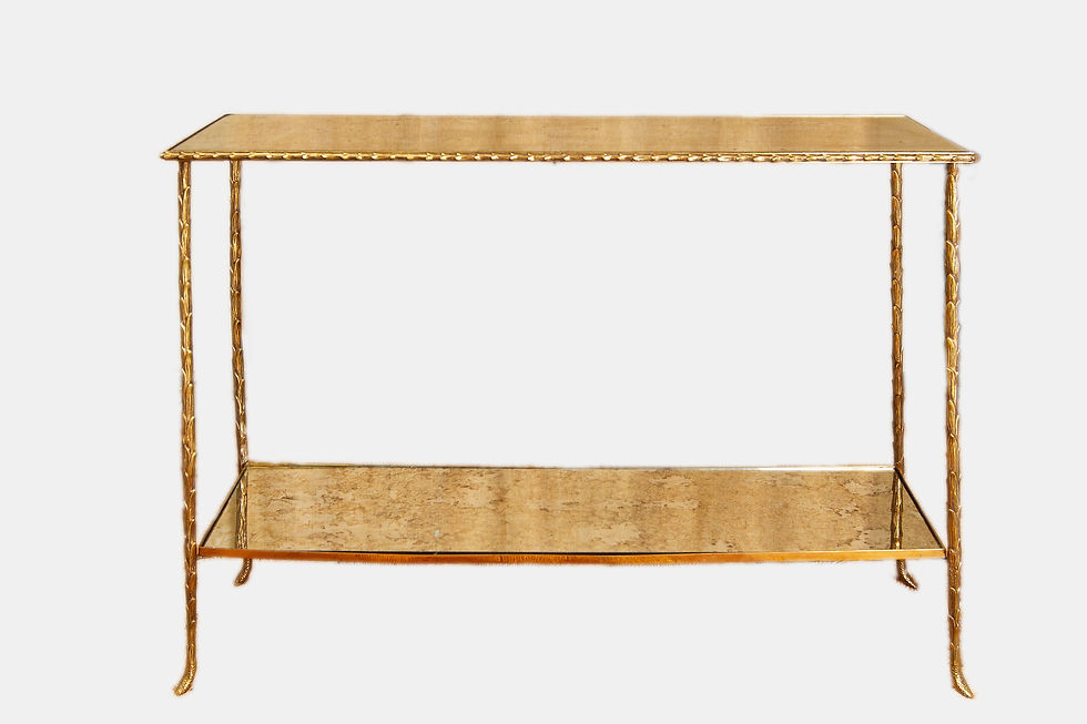 Maison Baguès, console, circa 1960, France