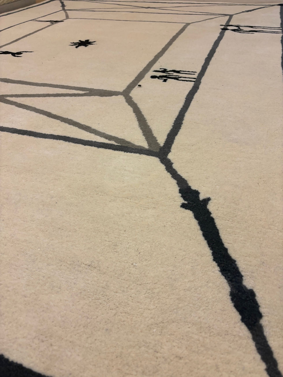 Miniature : D'après Diego Giacometti, Tapis "La Rencontre", vers 1984, France