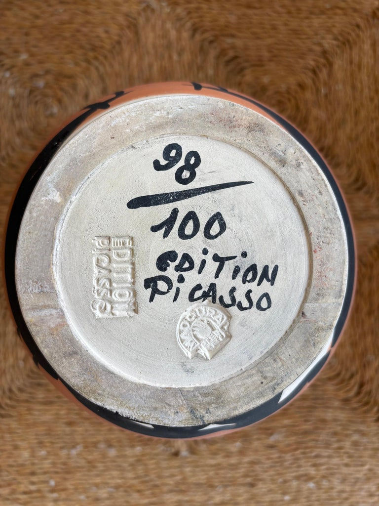 Miniature : Pablo Picasso, Arène, 1958, Vase tourné, edition Madoura.