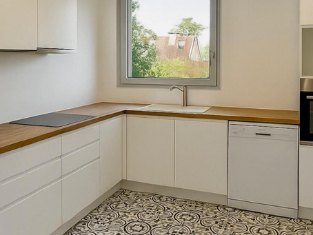 Projet MARTINE : Rénovation avec Finitions Haut de Gamme et Mobilier en Bois Sur Mesure