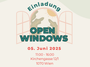 EINLADUNG - Open Windows bei PeriFeri am 05.06.2025