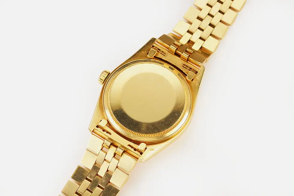 Thumbnail: ROLEX DATEJUST 36MM '16018' BLUE DIAL 18K YELLOW GOLD