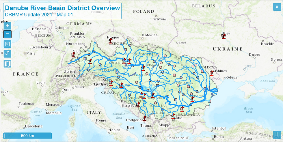 Source: DanubeGIS | Your window to the Danube