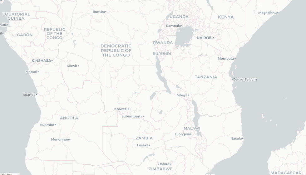 Map of East Africa