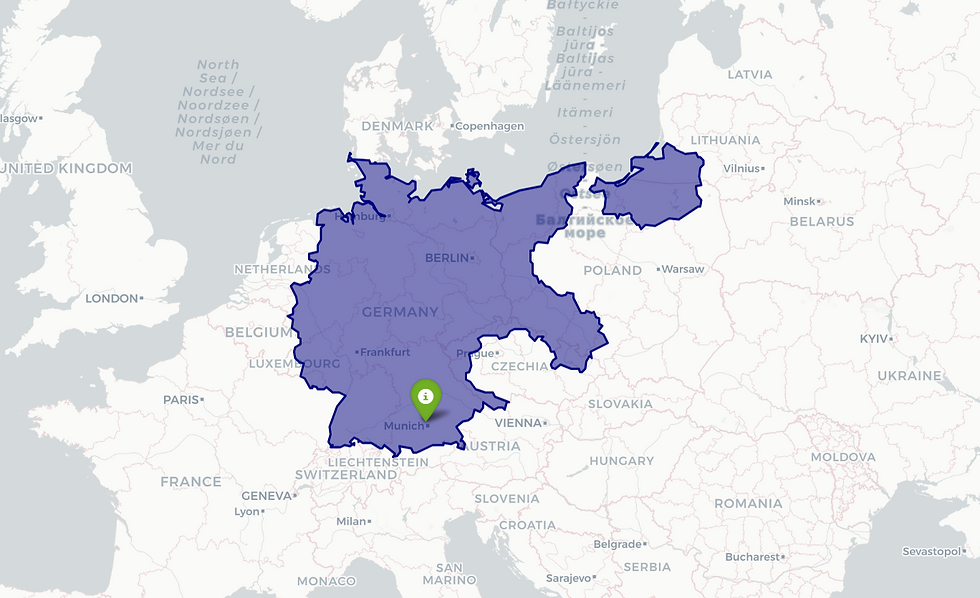Germany 1938 (Navy) and Dachau CC (Green Pin)