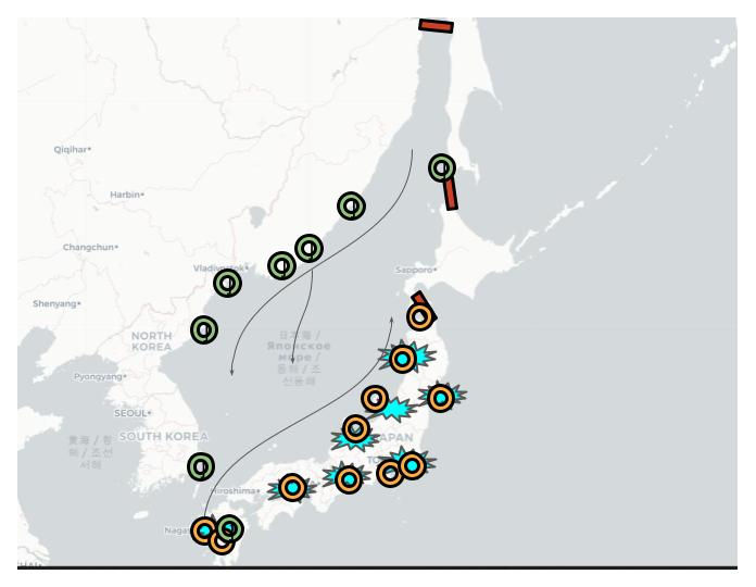 Naval Plan around Japan