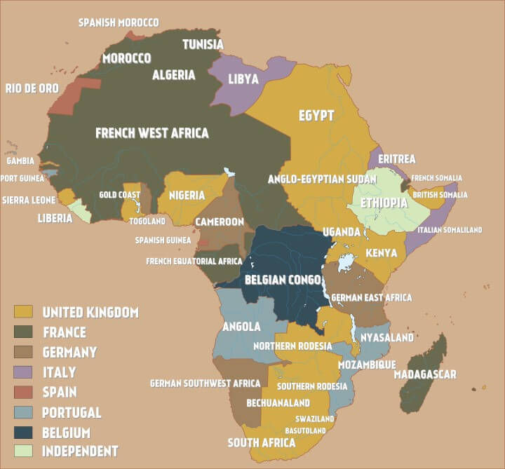 Colonial Africa in 1913