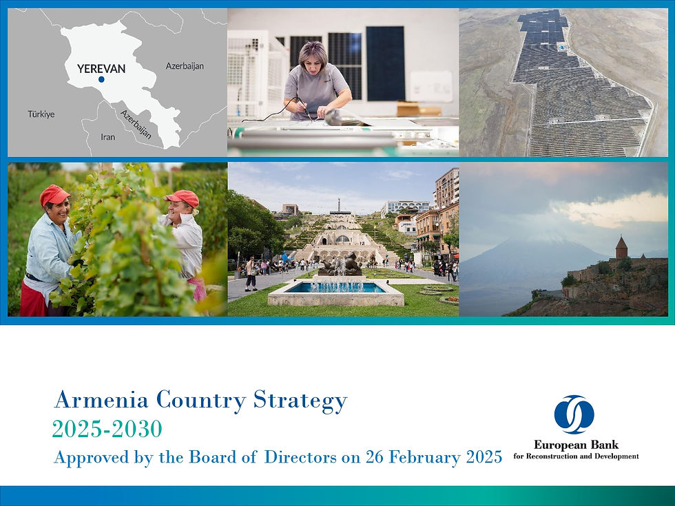 Recent report of European Bank on Armenian investment climate