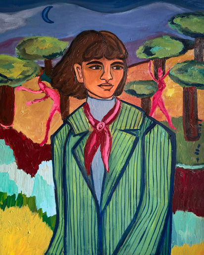 Stealing olives at night