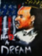 Martin Luther King, Jr-inspired masterwork by Atlanta-based portrait artist and illustrator - The Atlanta Illustrator.